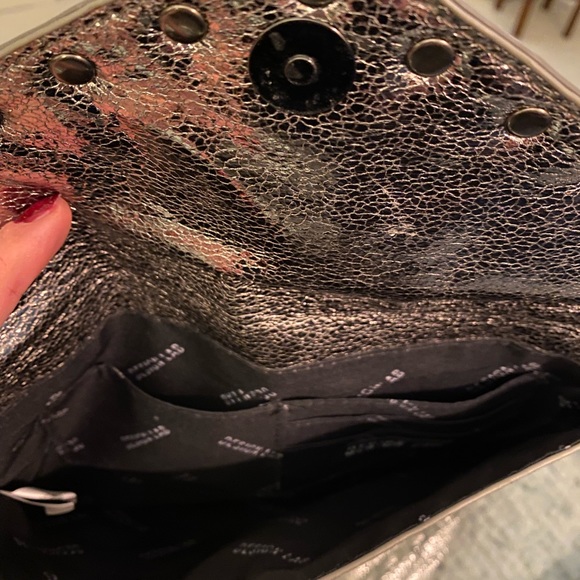 ‼️Sale‼️ Design Lab metallic clutch with studs - Picture 2 of 3